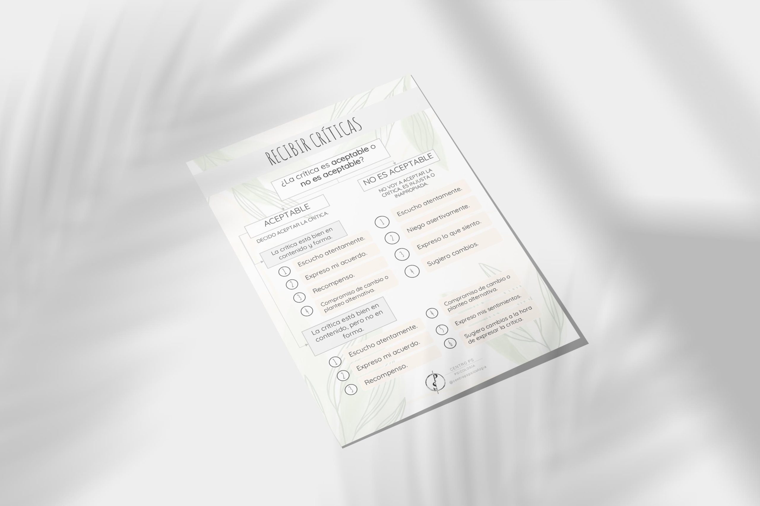 Recursos y Materiales 8 Recibir Criticas Scaled Psicólogo En Valdebebas, Madrid Y Online. Psicólogos Especializados En Población Adulta, Infanto-Juvenil, Familia Y Pareja. En Centro Ps Psicología Contamos Con Profesionales De La Psicología, Neuropsicología Y Psiquiatría.