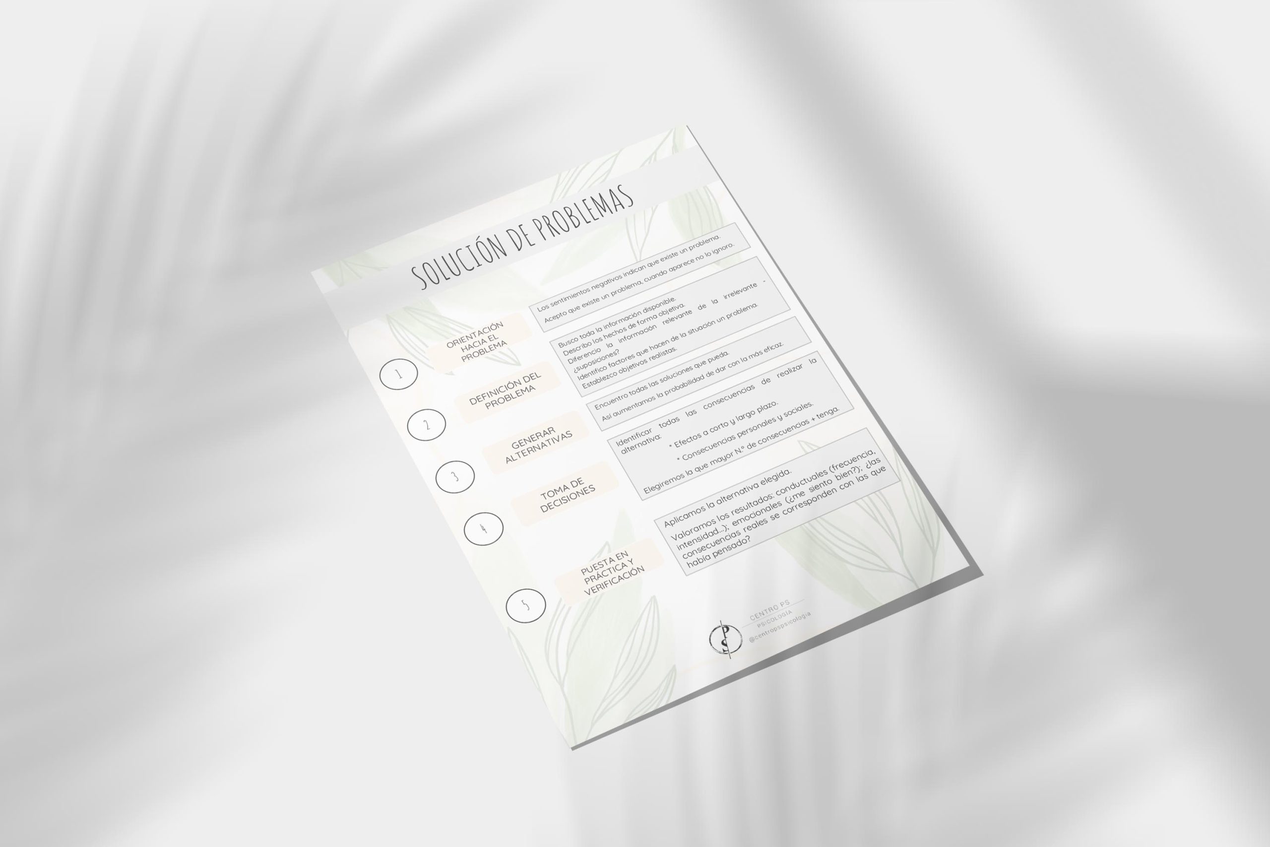 Recursos y Materiales 9 Solucion De Problemas Scaled Psicólogo En Valdebebas, Madrid Y Online. Psicólogos Especializados En Población Adulta, Infanto-Juvenil, Familia Y Pareja. En Centro Ps Psicología Contamos Con Profesionales De La Psicología, Neuropsicología Y Psiquiatría.