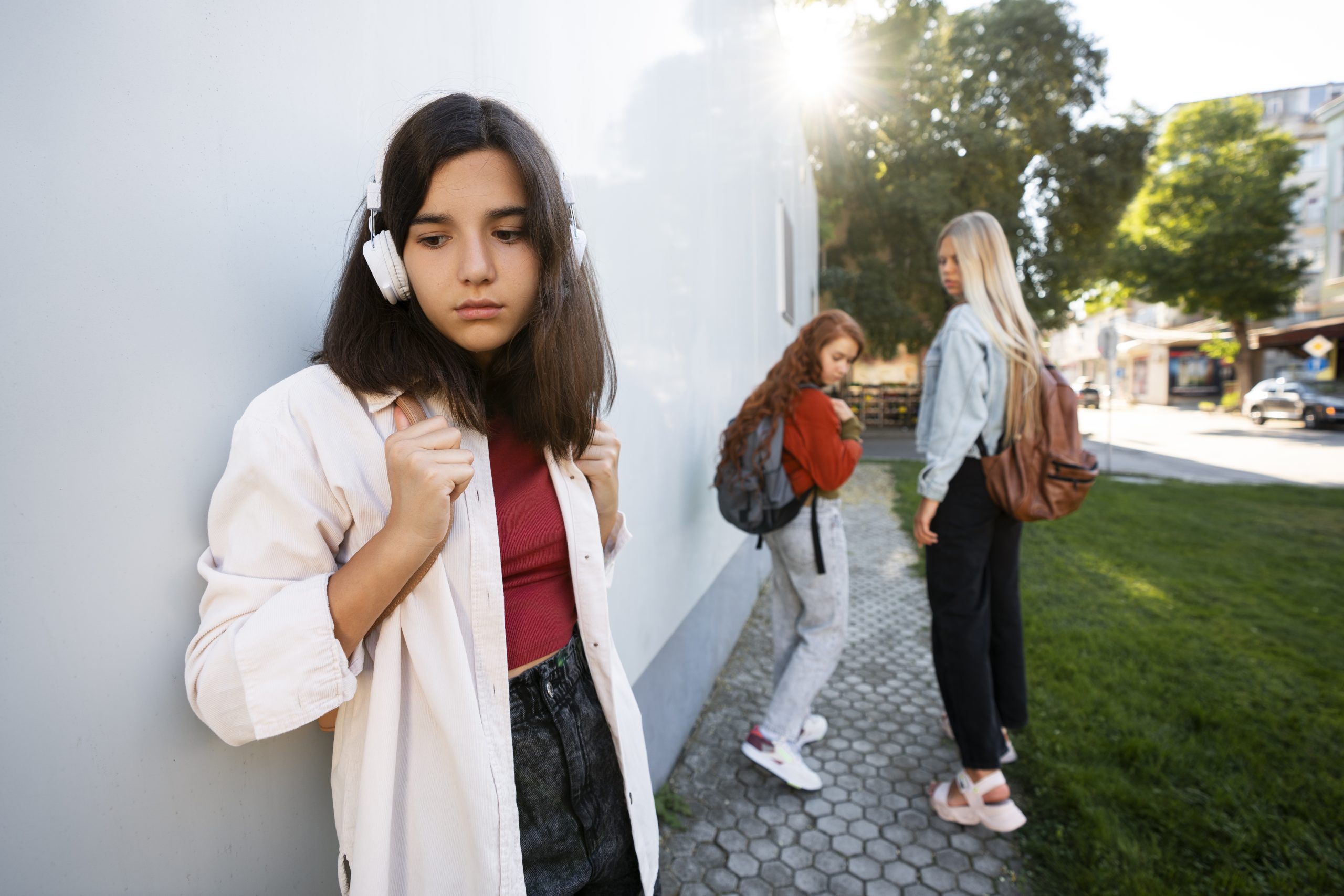 Side View Girl Wearing Headphones Scaled Psicólogo En Valdebebas, Madrid Y Online. Psicólogos Especializados En Población Adulta, Infanto-Juvenil, Familia Y Pareja. En Centro Ps Psicología Contamos Con Profesionales De La Psicología, Neuropsicología Y Psiquiatría.